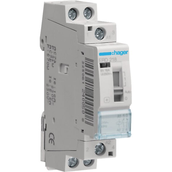 Hager Installationsrelais 16A 1S+1Ö 24V ERD218